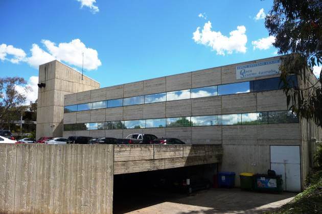 Image of Churchill House from the carpark 